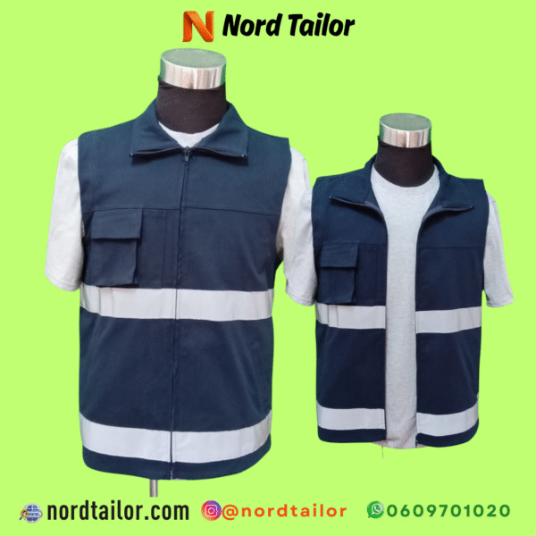 Gilet de Travail Blue Marine