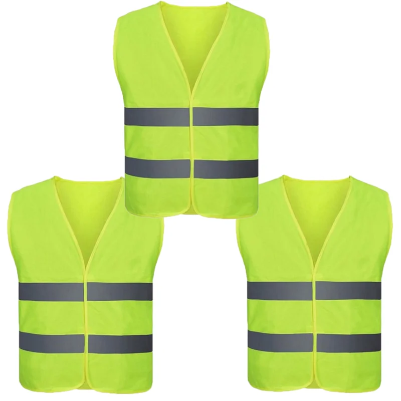 Gilet de sécurité haute visibilité vert/Orange Gilet de sécurité haute visibilité vert/Orange – Image 5
