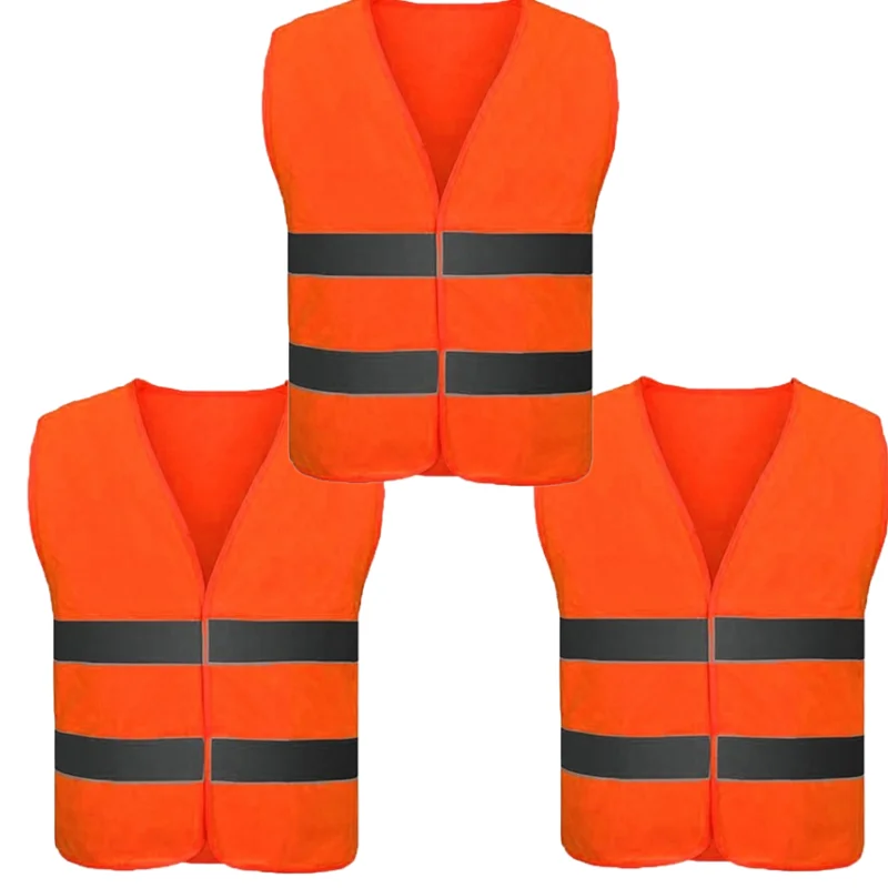 Gilet de sécurité haute visibilité vert/Orange Gilet de sécurité haute visibilité vert/Orange – Image 6