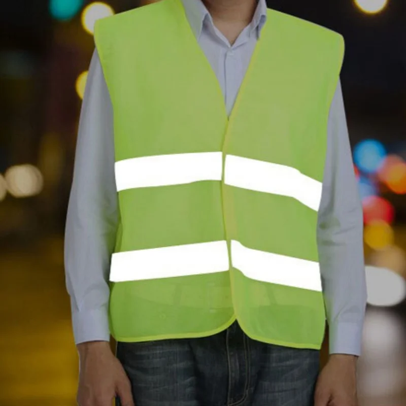 Gilet de sécurité haute visibilité vert/Orange Gilet de sécurité haute visibilité vert/Orange – Image 3